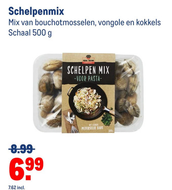 Makro Schelpenmix aanbieding