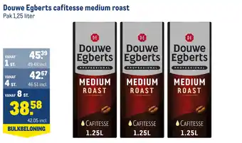 Makro Douwe egberts cafitesse medium roast aanbieding