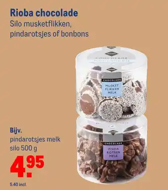 Makro Rioba chocolade aanbieding