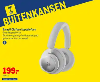 Makro Bang & olufsen koptelefoon aanbieding