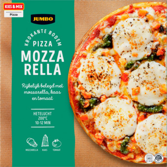 Jumbo Jumbo pizza mozzarella 335g aanbieding