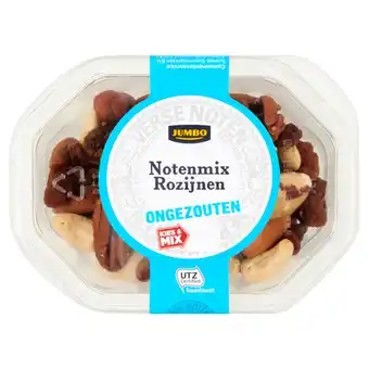 Jumbo Jumbo ongezouten notenmix rozijnen 150g aanbieding