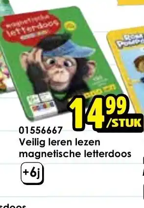 ToyChamp Veilig leren lezen magnetische letterdoos aanbieding