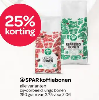 Spar Spar koffiebonen aanbieding