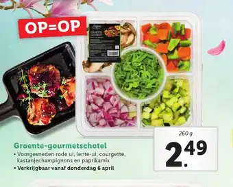 Lidl Groente-gourmetschotel 260 g aanbieding