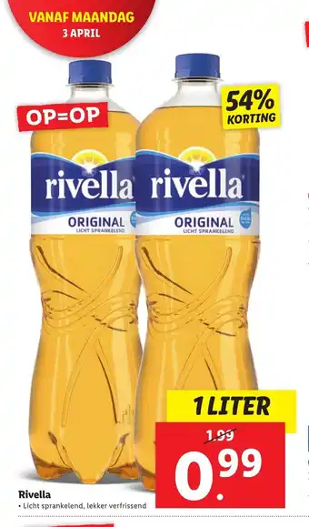 Lidl Rivella 1 liter aanbieding