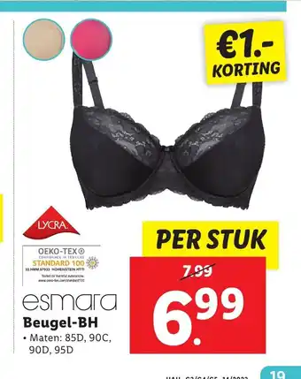 Lidl Esmara Beugel-BH aanbieding