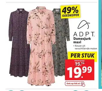 Lidl Damesjurk maxi aanbieding