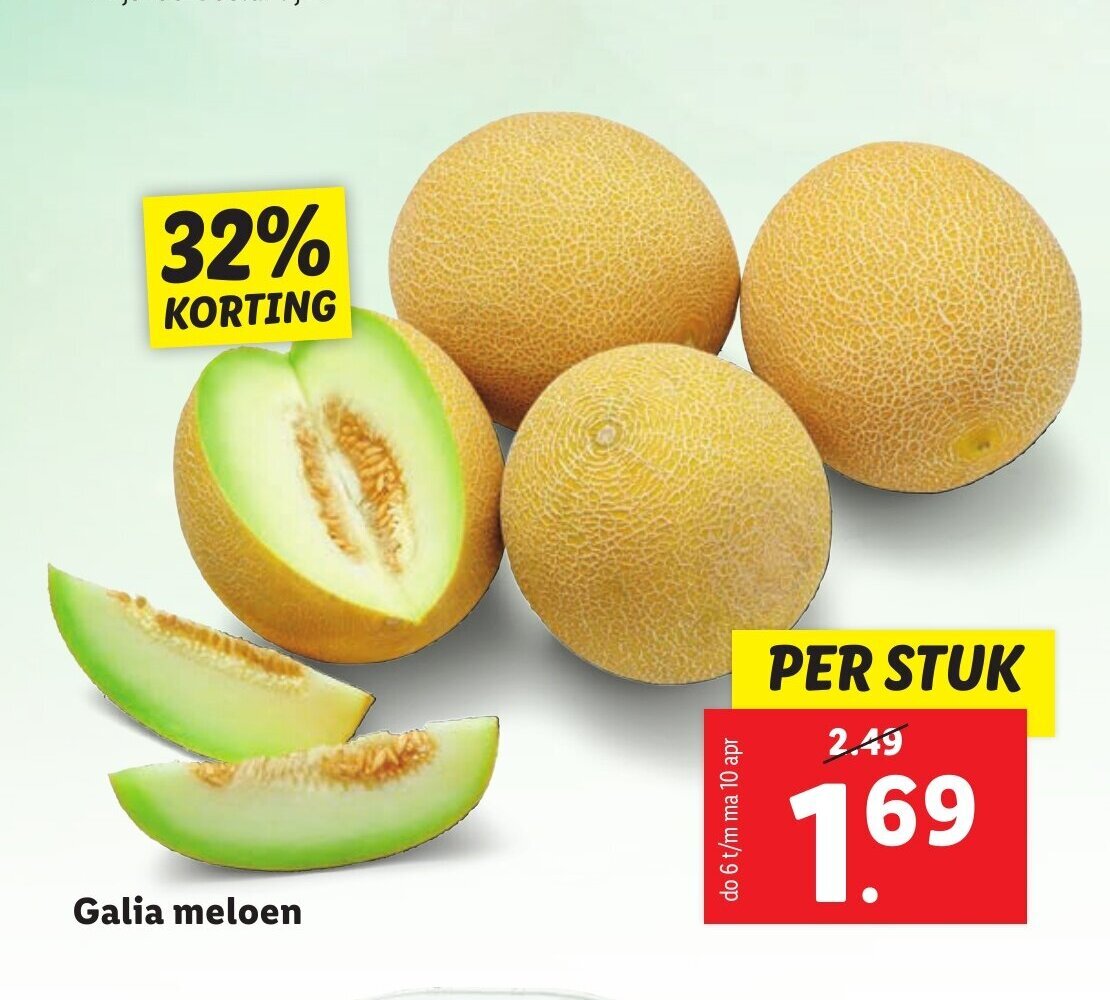 Galia meloen aanbieding bij Lidl