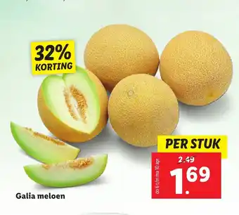 Lidl Galia meloen aanbieding