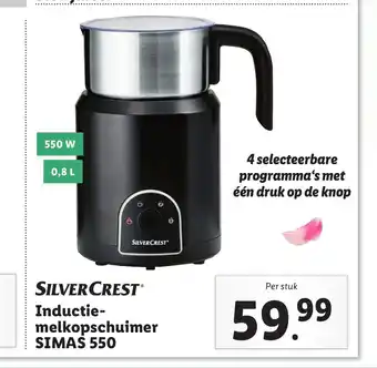 Lidl SilverCrest Inductie-melkopschuimer Simas 550 aanbieding