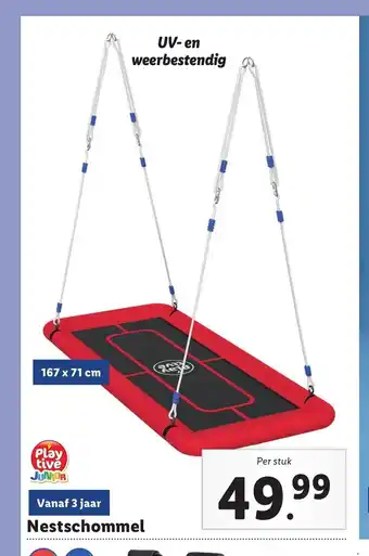 Lidl Playtive Junior Nestschommel aanbieding