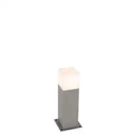 Lampenlicht.nl Moderne staande buitenlamp 30 cm grijs ip44 - denmark aanbieding