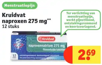 Kruidvat Kruidvat naproxen 275 mg aanbieding