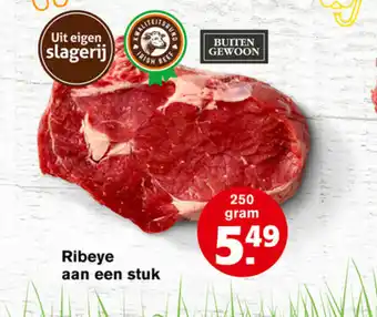 Hoogvliet Ribeye aan een stuk 250g aanbieding