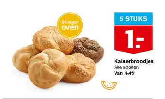 Hoogvliet Kaiserbroodjes aanbieding