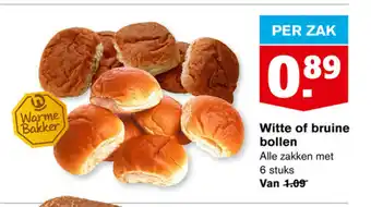 Hoogvliet Witte of bruine bollen aanbieding