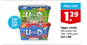 Hoogvliet Uggo candy aanbieding