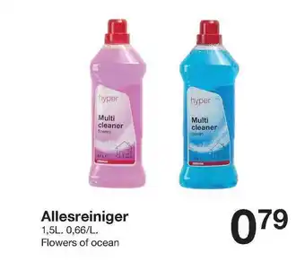 Zeeman Allesreiniger 1,5l. 0,66-l aanbieding