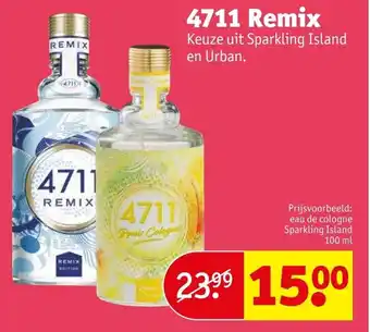 Kruidvat 4711 remix aanbieding