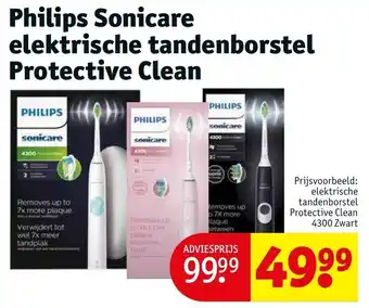 Kruidvat Philips sonicare elektrische tandenborstel protective clean aanbieding