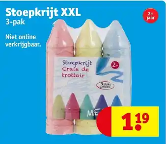 Kruidvat Stoepkrijt XXL aanbieding