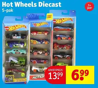 Kruidvat Hot wheels diecast aanbieding