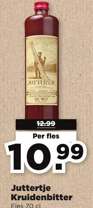 PLUS Juttertje Kruidenbitter aanbieding