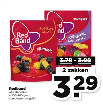 PLUS Redband Dropfruit Duo's Of Snoepmix aanbieding