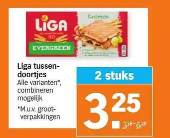 Albert Heijn Liga Tussendoortjes aanbieding