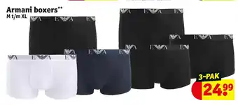 Kruidvat Armani boxers aanbieding