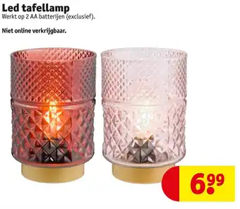 Kruidvat Led tafellamp aanbieding