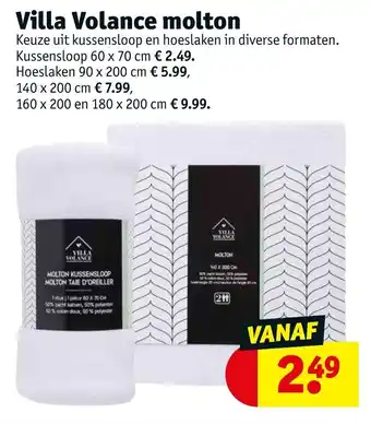 Kruidvat Villa volance molton aanbieding