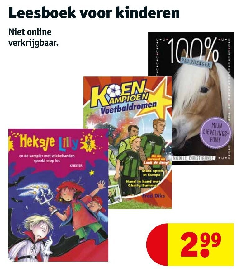 Leesboek voor kinderen aanbieding bij Kruidvat