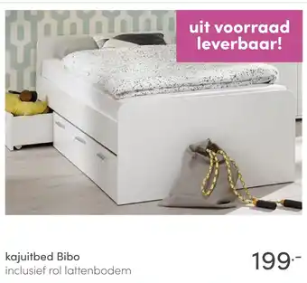 Baby & Tiener kajuitbed Bibo inclusief rol lattenbodem aanbieding