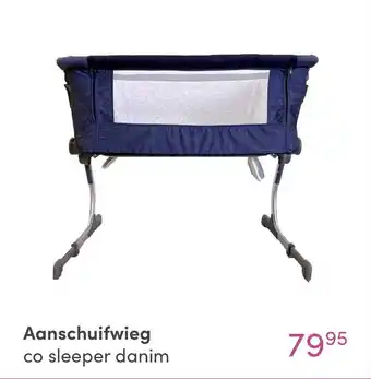 Baby & Tiener Aanschuifwieg co sleeper danim aanbieding