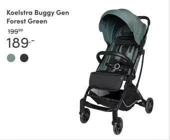 Baby & Tiener Koelstra Buggy Gen Forest Green aanbieding