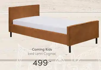 Baby & Tiener Coming Kids bed Lenn Cognac aanbieding