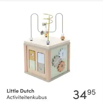 Baby & Tiener Little Dutch Activiteitenkubus aanbieding