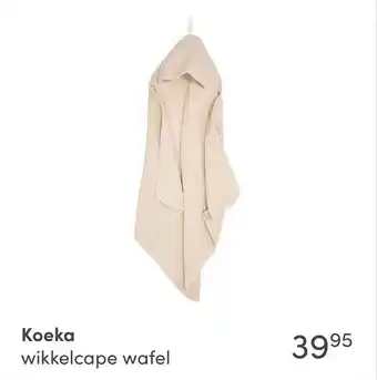 Baby & Tiener Koeka wikkelcape wafel aanbieding