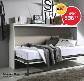 Beddenreus Opklapbed Albero aanbieding