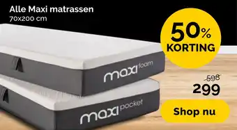 Beter Bed Alle Maxi matrassen aanbieding