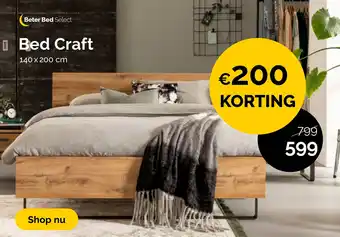 Beter Bed Bed Craft aanbieding