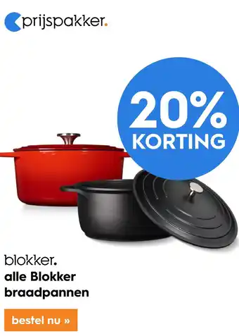 Blokker alle Blokker braadpannen aanbieding