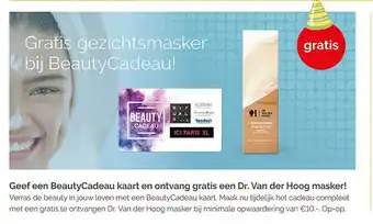 Cigo Gratis gezichtsmasker bij BeautyCadeau! aanbieding