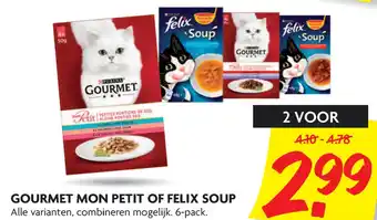 Dekamarkt Gourmet mon petit of felix soup aanbieding