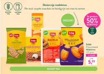 Holland & Barrett Schär Madeleines aanbieding