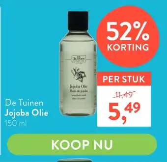 Holland & Barrett De Tuinen Jojoba Olie aanbieding