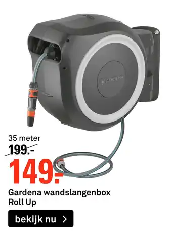 Karwei Gardena wandslangenbox Roll Up aanbieding