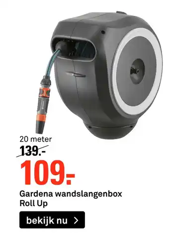 Karwei Gardena wandslangenbox Roll Up aanbieding